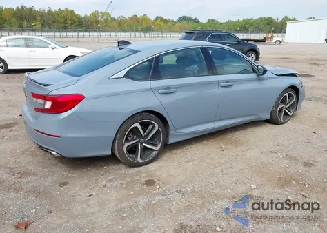 2022 Honda Accord Sport из США, поврежденный, VIN 1HGCV1F31NA110600